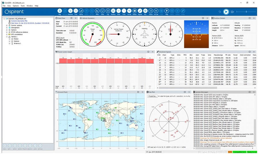 SimGEN Spirent Программное обеспечение для управления имитацией