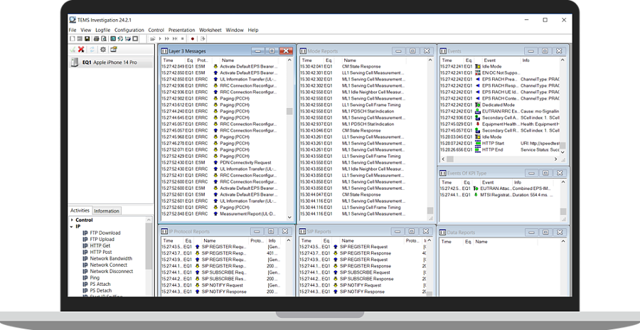TEMS Investigation Infovista Комплекс для тестирования радиоинтерфейса