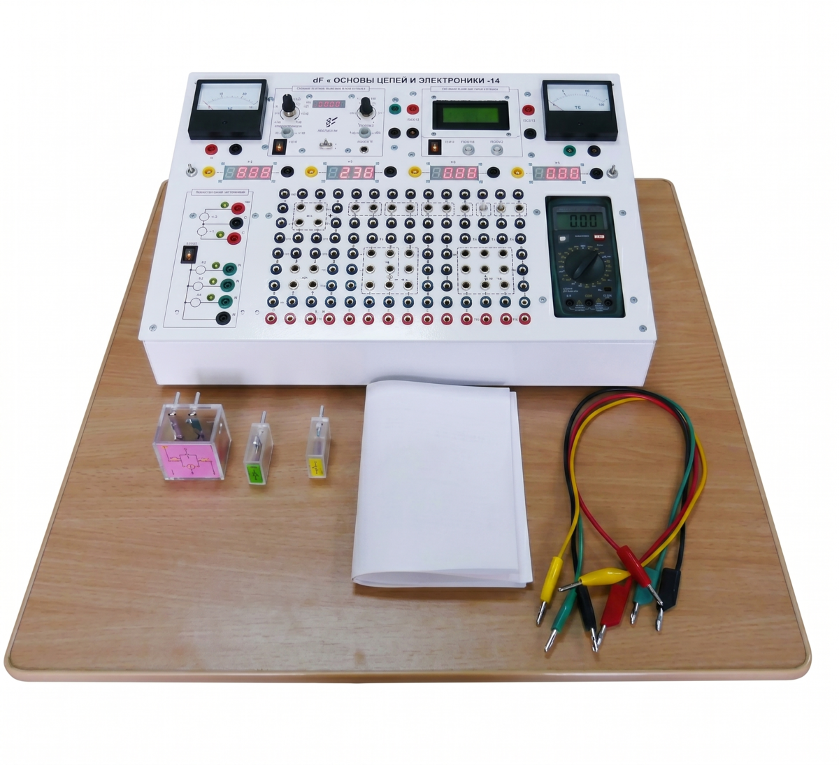 Типовой комплект учебного оборудования «Электрические цепи и основы электроники», исполнение моноблочное ручное минимодульное, ЭЦиОЭ-МРМ